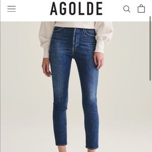 🌀*FIRM* AGOLDE high rise nico in fixation